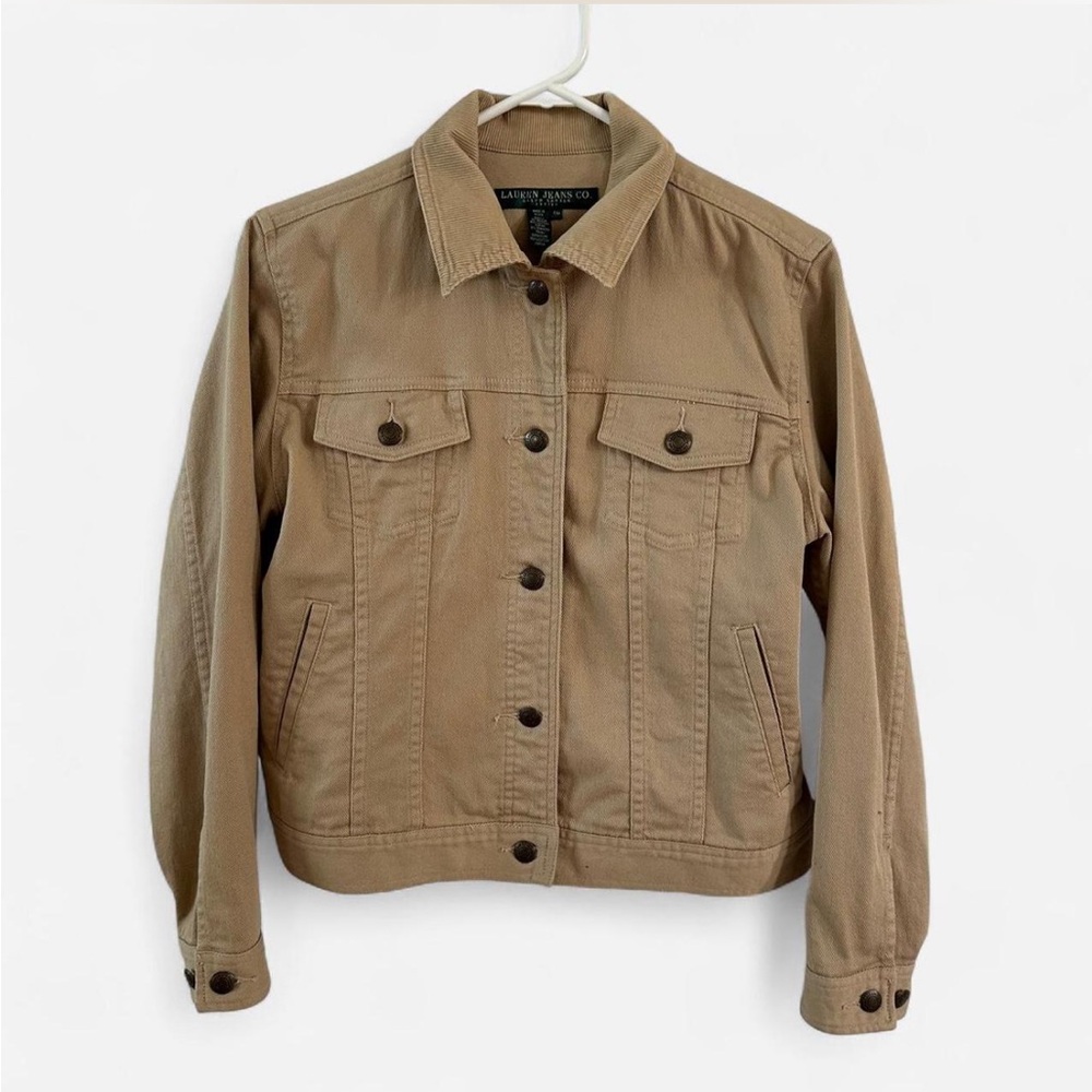 Vintage Ralph Lauren Cream Denim Jacket